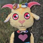 goat Doll 4 SIZES machine embroidery ith