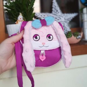 Nancy bunny purse 4 SIZES - ITH machine embroidery design
