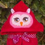 Owl Girl Peeker Applique Design