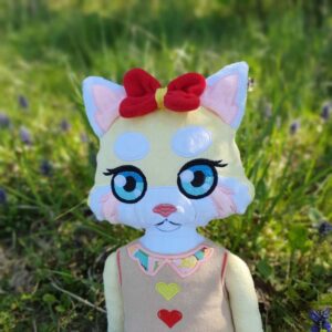 Red Panda girl Doll