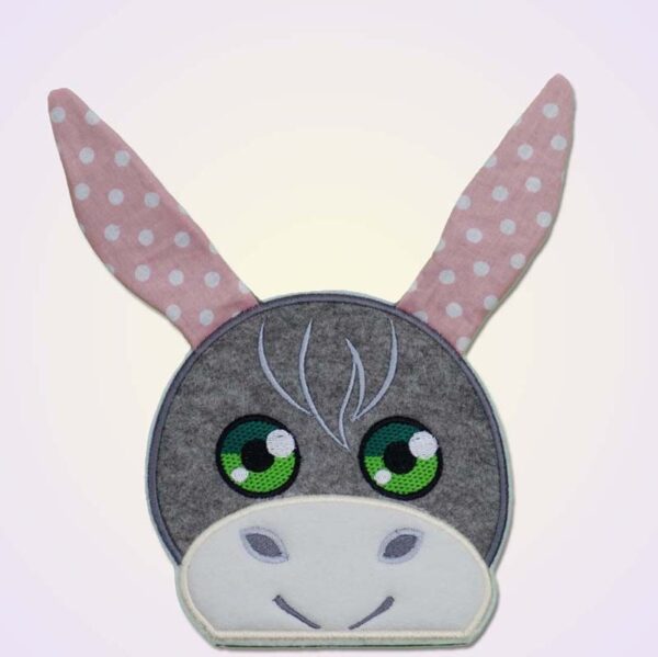 Donkey boy peeker ith machine embroidery design