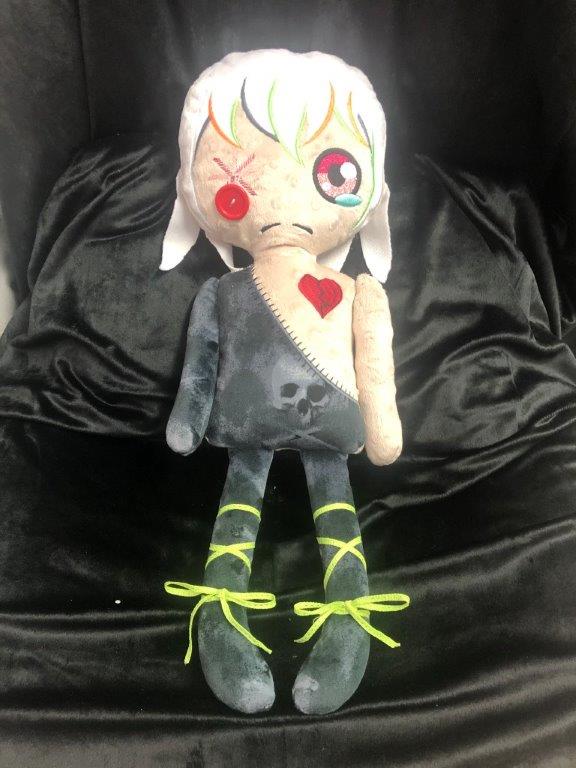 Scary Halloween Annabelle Voodoo  Doll