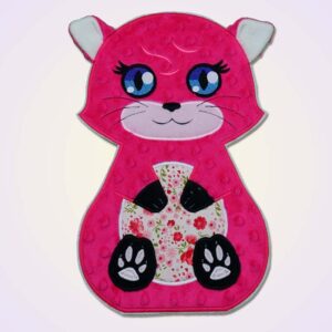 Fox applique machine embroidery design