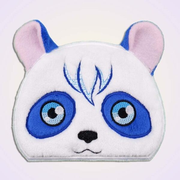 Panda boy peeker ith machine embroidery design