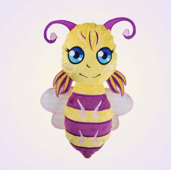 Bee stuffie machine embroidery design pattern ith