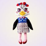 Eagle doll ith machine embroidery design pattern project
