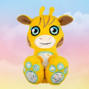 Giraffe machine embroidery design in the hoop pattern project soft toy diy (2)