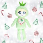 Grinch doll machine embroidery in the hoop project pattern design