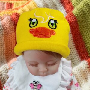 baby hat machine embroidery design stuffed toy pattern in the hoop