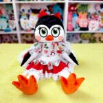 Christmas Penguin Jointed Doll Plush Toy - ITH Machine Embroidery Pattern