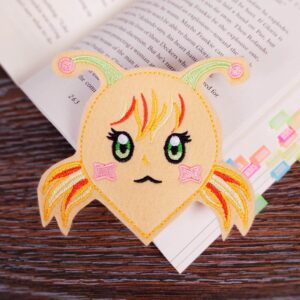 Butterfly corner bookmark machine embroidery ITH design project pattern