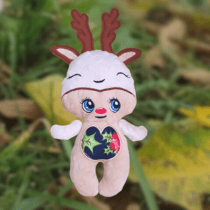 Baby Reindeer Stuffie ITH machine embroidery design