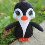 Christmas Penguin Jointed Stuffie Plush Toy